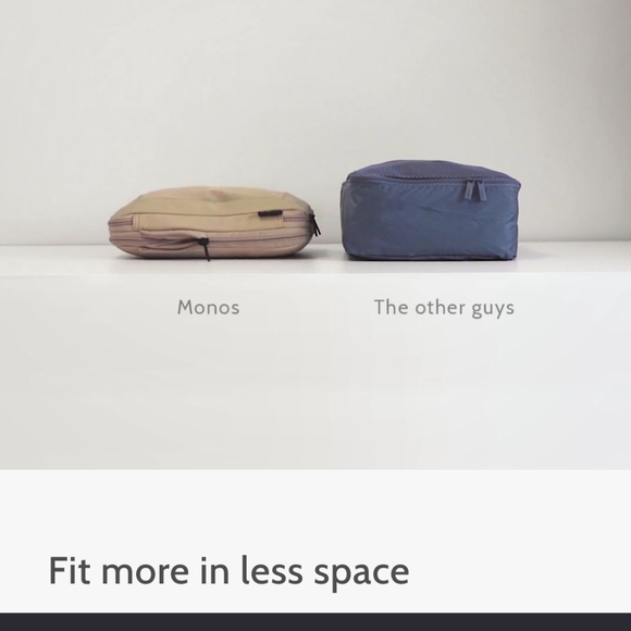 Monos Bags Monos Packing Cubes Set Of 4 Poshmark